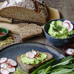 Bärlauchbutter mit  Radieschengrün