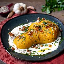 Butternut auf Ziegenkäse