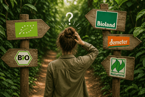 Bio-Siegel-Dschungel, k.i.-genereiert