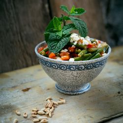 Tomaten-Bohnen-Bowl