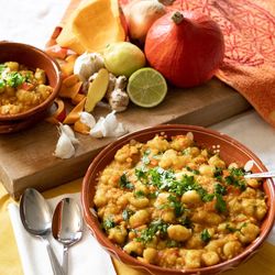 Gnocci in Kürbissauce