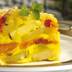 Kürbis-Kartoffel-Auflauf