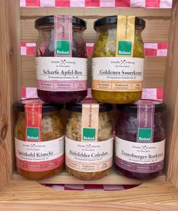 Schnelles Grünzeug Gläser