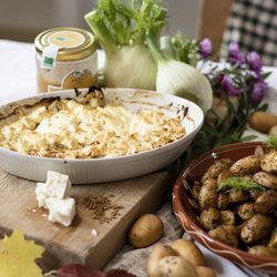 Fenchel mit Honig und Feta