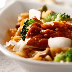 Ruck Zuck Curry mit Brokkoli und Pilzen