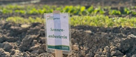 Genussgarten Schild