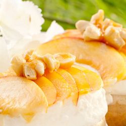 Nektarinen-Brandteig- Törtchen