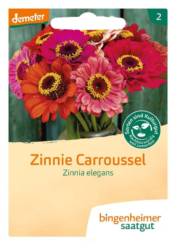 Produktfoto zu Zinnie Carroussel (Saatgut)