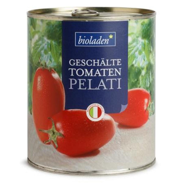 Produktfoto zu b*geschälte Tomaten Pelati 800g