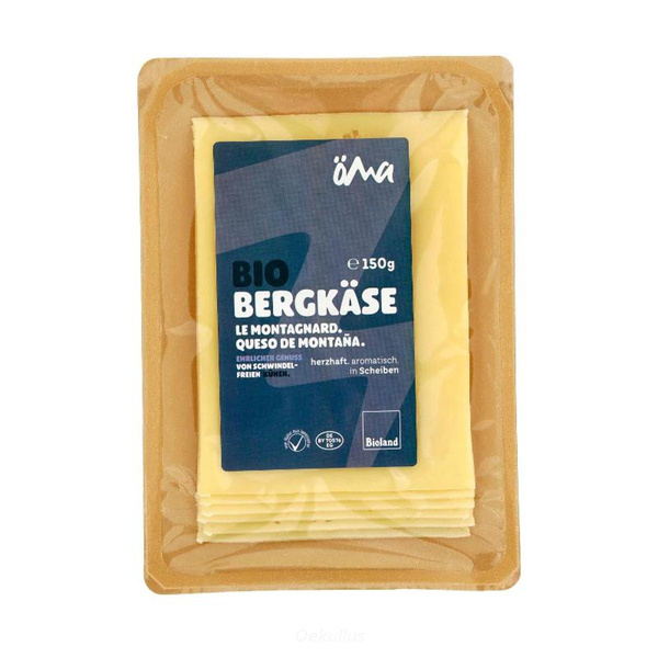 Produktfoto zu Bergkäse Scheiben (150g)