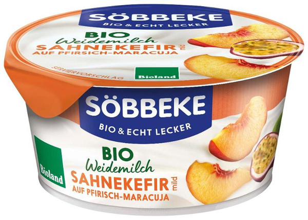 Produktfoto zu Sahnekefir auf Pfirsich-Maracuja