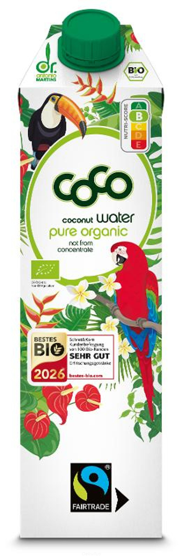 Produktfoto zu Coconut Water Fairtrade 1L