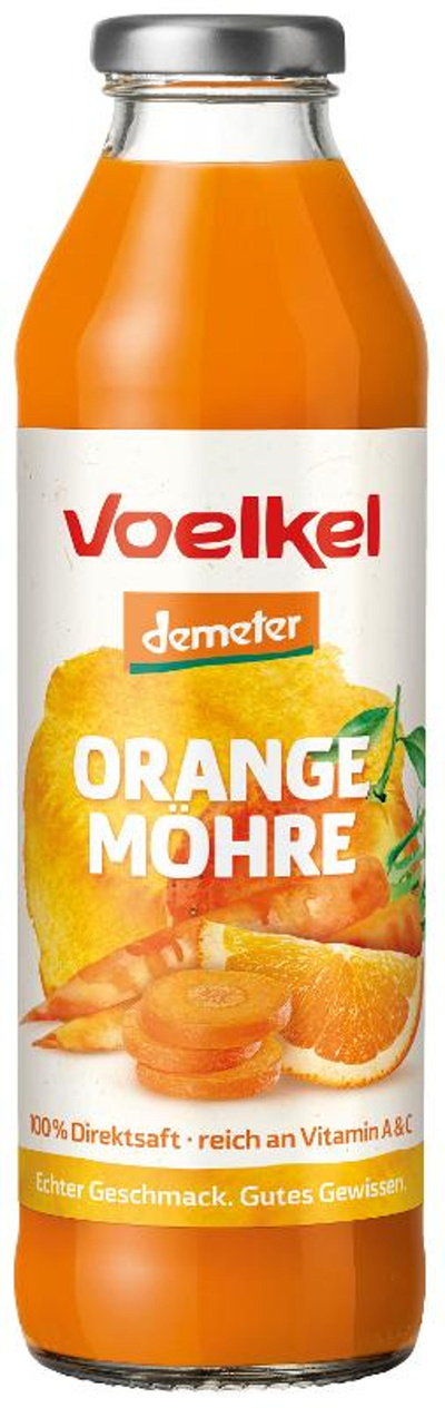 Produktfoto zu Orangen Möhrensaft KISTE (8x0,5l)