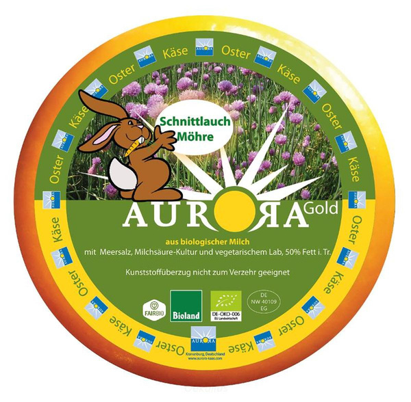 Produktfoto zu Osterkäse Möhre-Schnittlauch