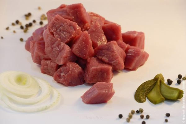 Produktfoto zu Rindergulasch (ca.500g)