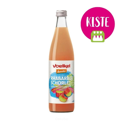 Produktfoto zu Rhabarber Schorle KISTE (10 x 0,5l)