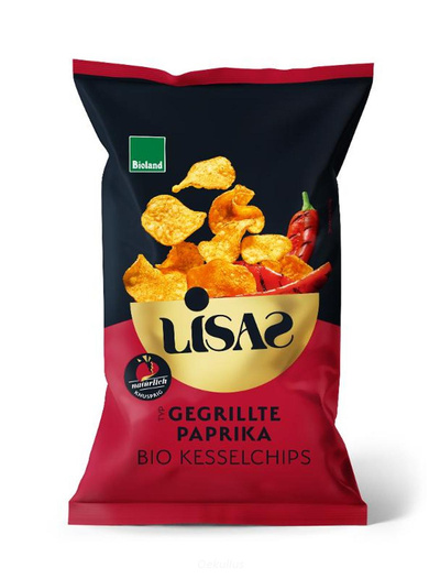 Produktfoto zu Lisas Kesselchips Grillpaprika
