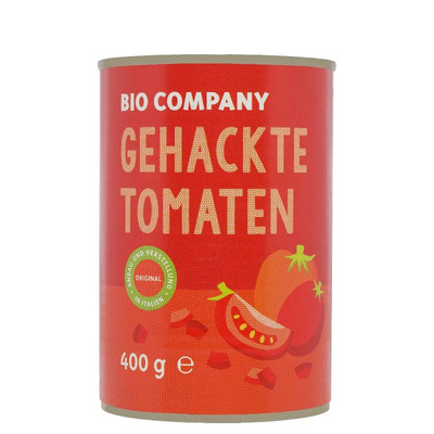 Produktfoto zu Gehackte Tomaten Dose