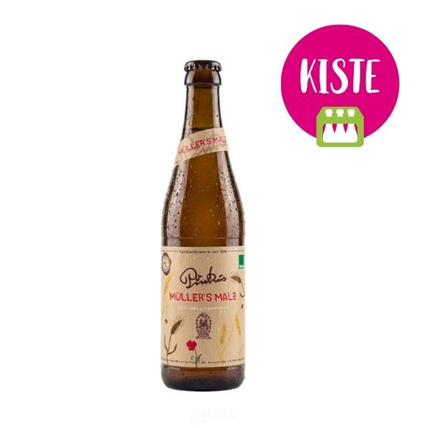 Produktfoto zu Pinkus Malzbier KISTE (24 x 0,33l)