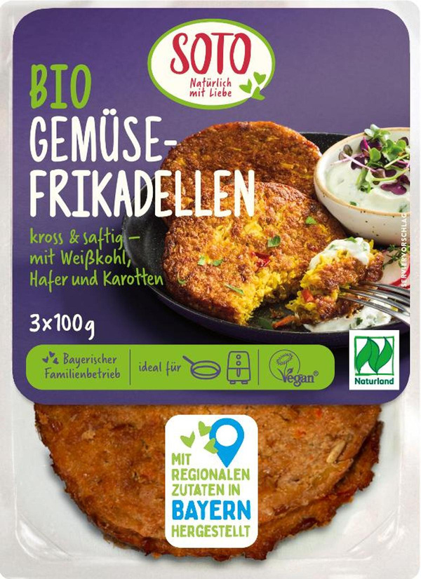 Produktfoto zu Gemüsefrikadellen XXL 2er