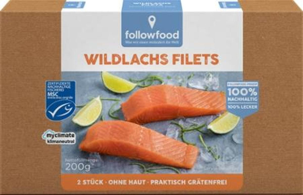 Produktfoto zu Wildlachs Filets (2 St.)