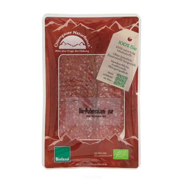 Produktfoto zu Putensalami geschnitten