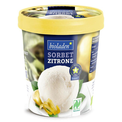 Produktfoto zu Zitronensorbet (500ml)