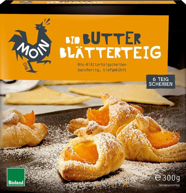 Produktfoto zu Butter Blätterteig (6 Platten à 50g)