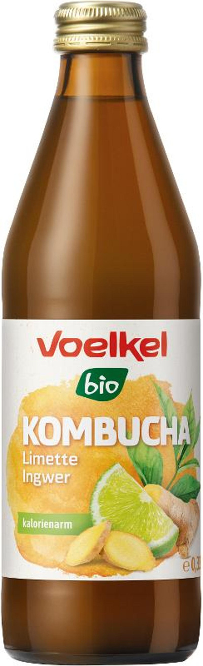 Produktfoto zu Kombucha Limette-Ingwer