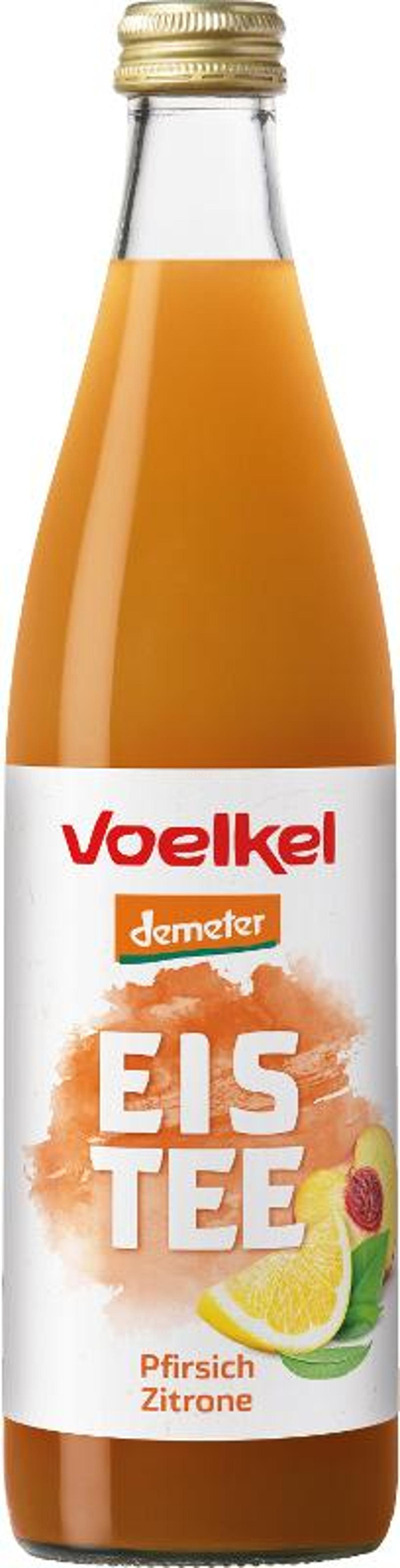 Produktfoto zu Eistee mit Pfirsich und Zitrone (0,5l)