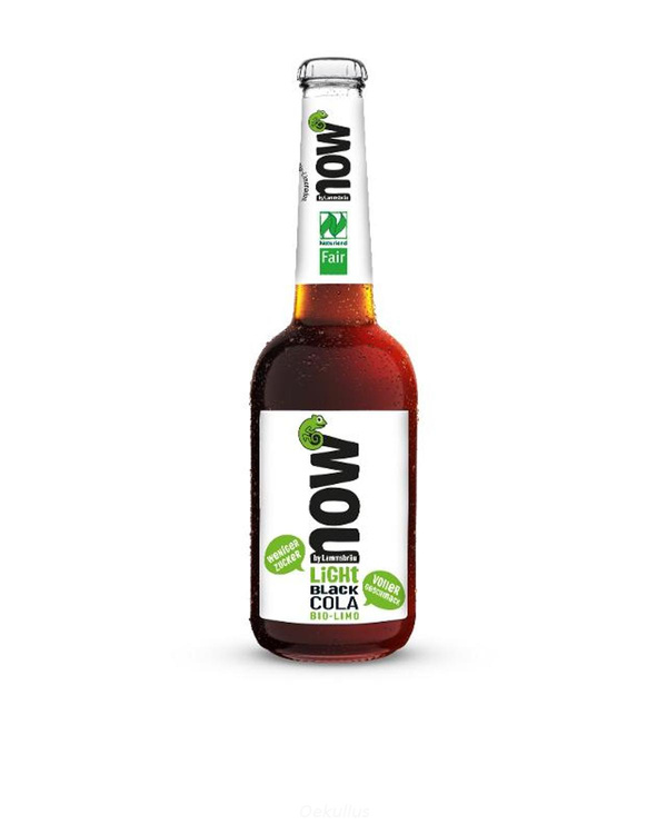 Produktfoto zu now Black Cola LIGHT KISTE (10 x 0,33l)