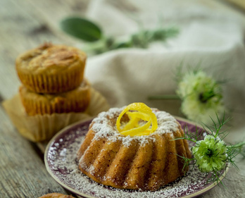 Pastinaken-Zitronen-Muffins