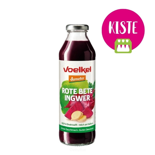 Produktfoto zu Rote Bete Ingwer KISTE (8x0,5l)