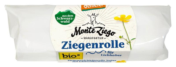 Produktfoto zu Ziegenrolle Mini Buche (150 g)