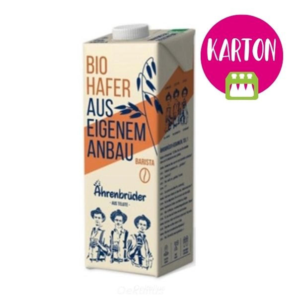 Produktfoto zu Ährenbrüder Hafer Drink Barista KARTON (12x l)