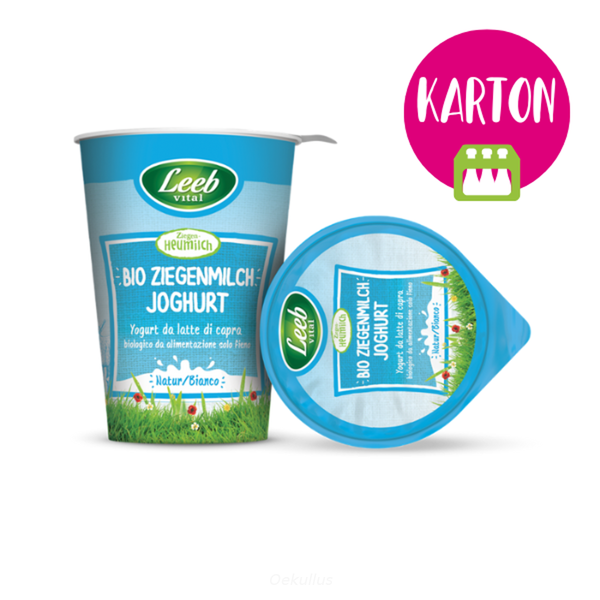 Produktfoto zu Ziegenjoghurt natur KARTON (6x125g)