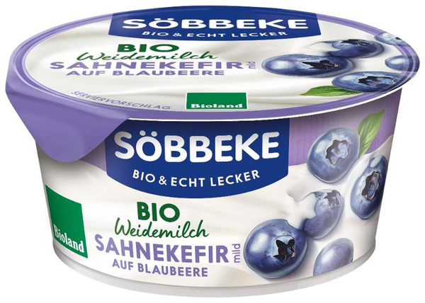 Produktfoto zu Sahnekefir Blaubeere