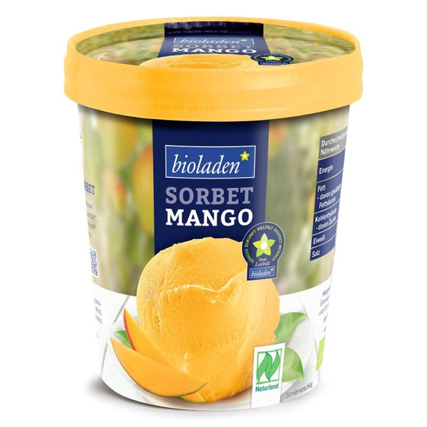 Produktfoto zu Mangosorbet (500ml)