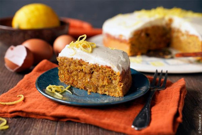 Produktfoto zu Rezept: Möhrenkuchen
