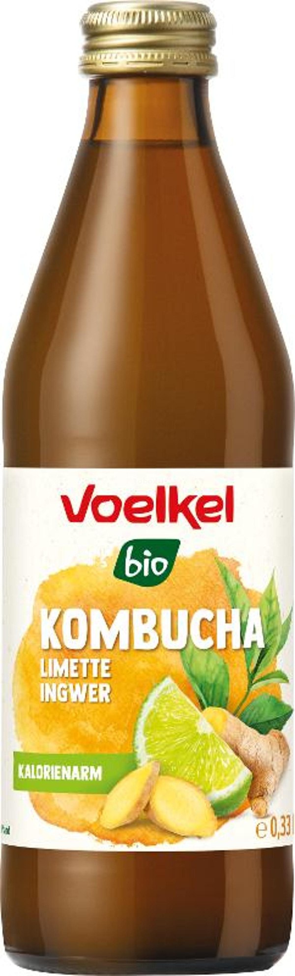 Produktfoto zu Kombucha Limette-Ingwer