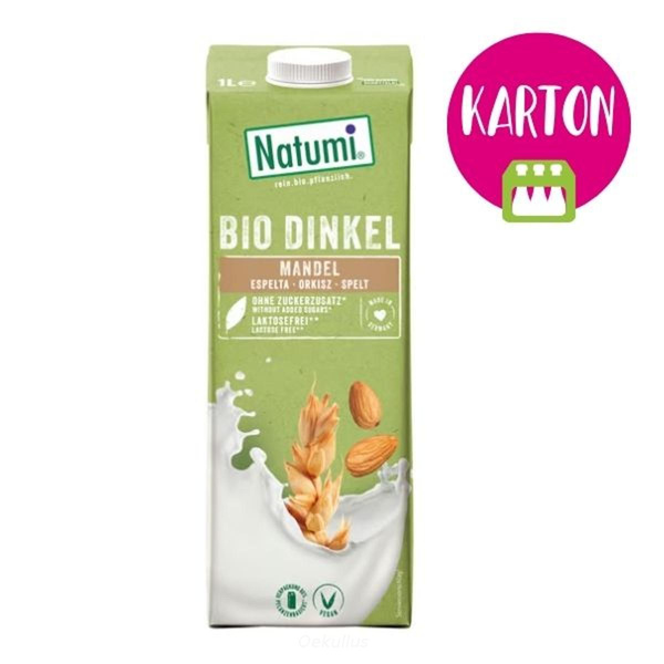 Produktfoto zu Dinkeldrink Mandel KARTON (8 x 1l)