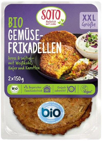 Produktfoto zu Gemüsefrikadellen XXL 2er