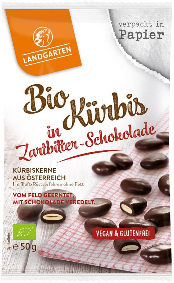 Produktfoto zu Kürbiskerne in Zartbitter
