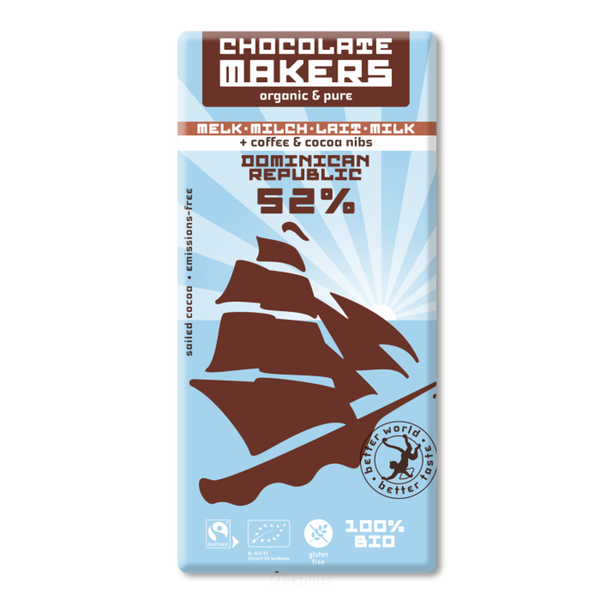 Produktfoto zu Dunkle Milchschokolade 52%