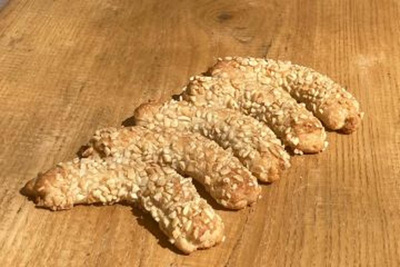 Produktfoto zu 4 Mandelhörnchen (Hofbauernhof)