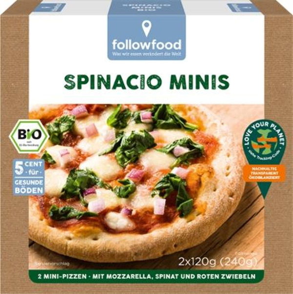 Produktfoto zu Holzofen Mini Pizza Spinacio (2 St.)