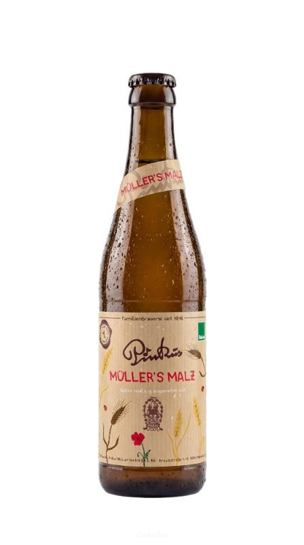 Produktfoto zu Pinkus Malzbier KISTE (24 x 0,33l)