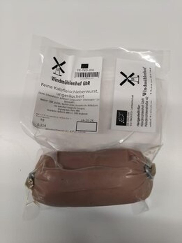 Produktfoto zu Feine Kalbsleberwurst