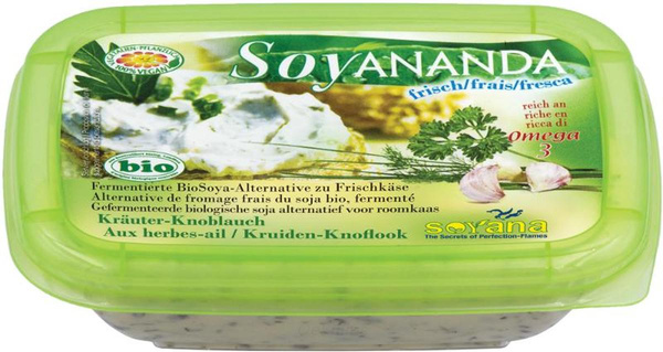 Produktfoto zu Veganer Frischkäse Soja Kräuter