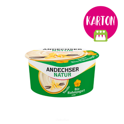 Produktfoto zu KARTON Rahmjoghurt Vanille (6x150g)